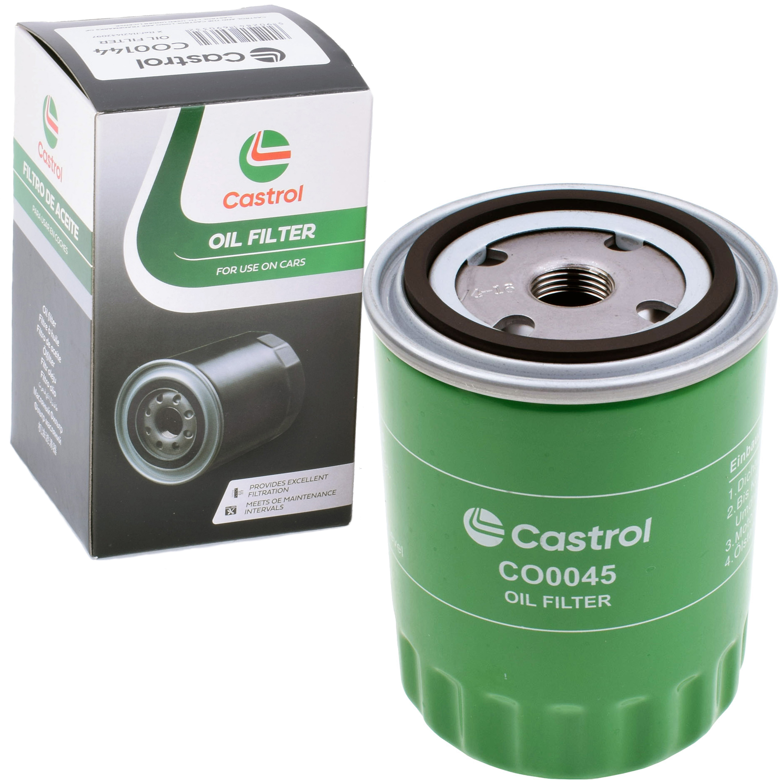Castrol Filters Filtr Oleju CO0045 + Zawieszka Zapachowa gratis