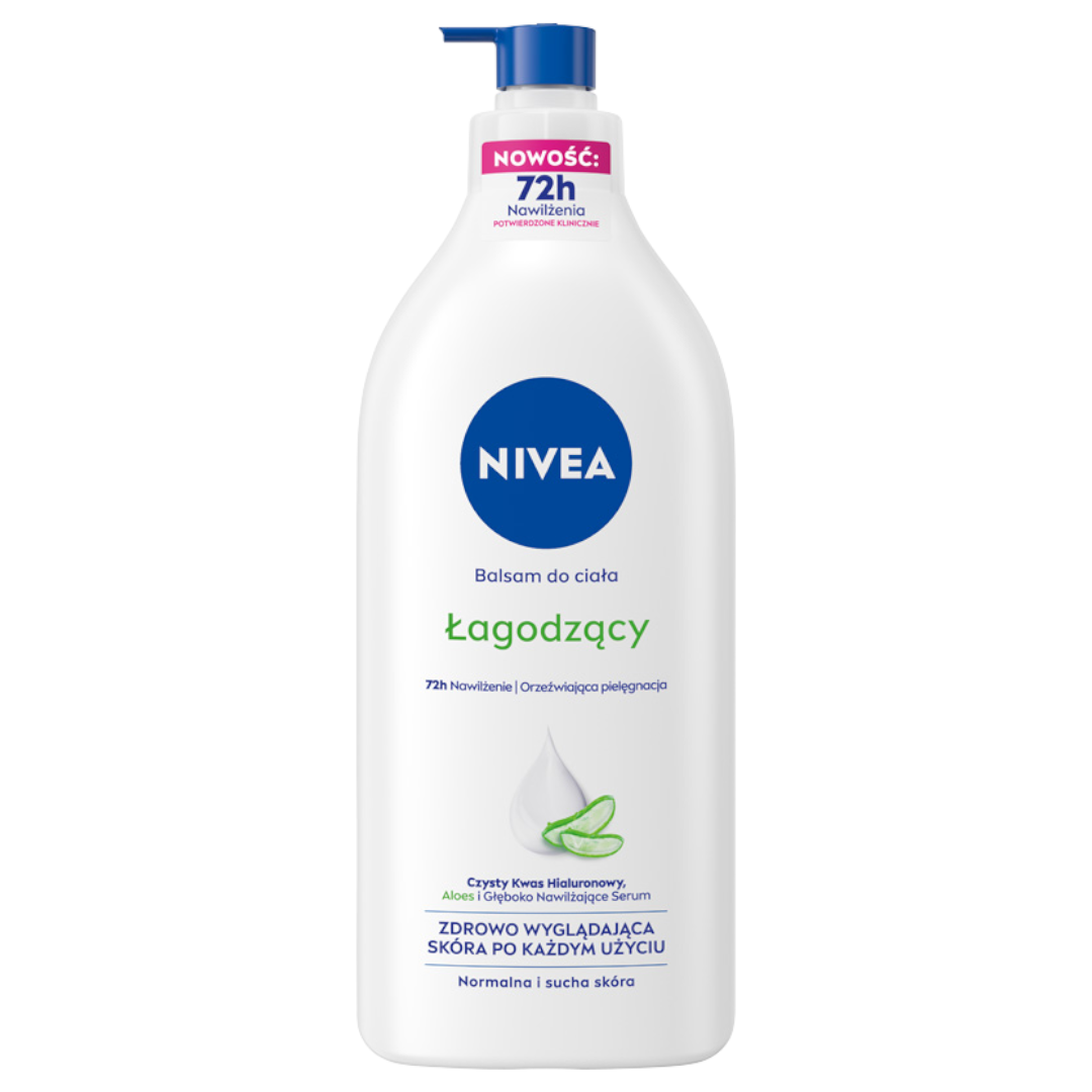 NIVEA Wygładzające i odżywcze mleczko do ciała + Łagodzący balsam 625 ml
