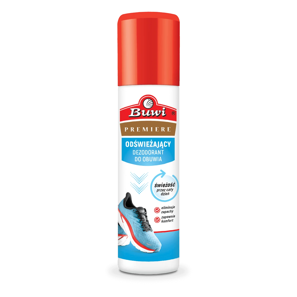 Buwi PREMIERE preparaty czyszcząco-pielęgnujące Dezodorant odświeżający do obuwia 150 ml