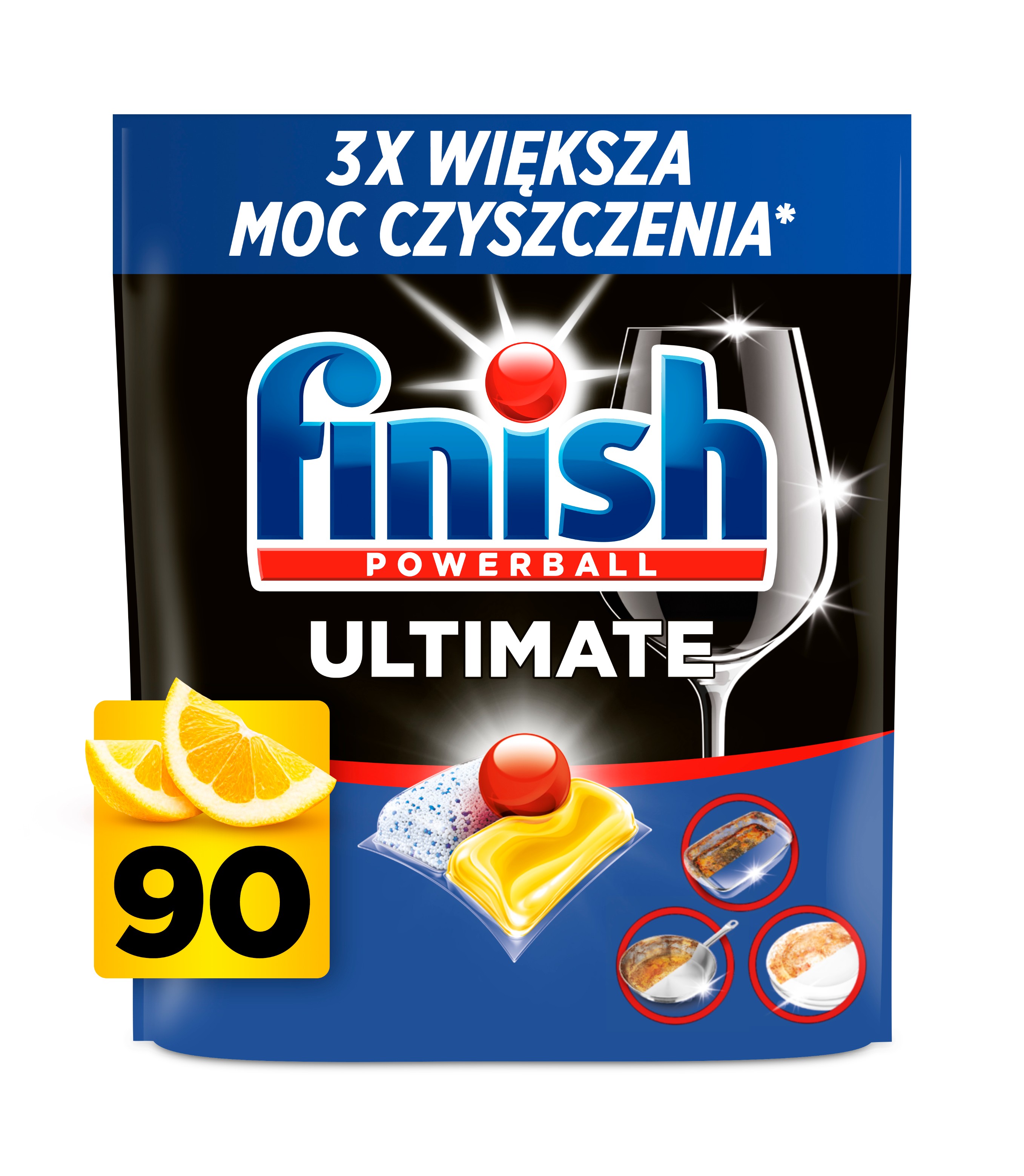 FINISH Ultimate Kapsułki do zmywarki 90 Lemon