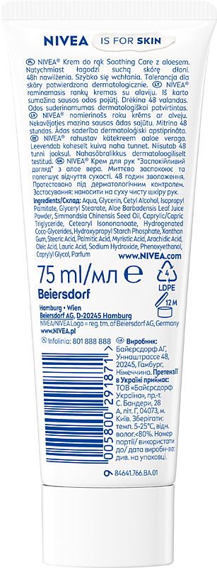 NIVEA Aloe & Hydration Łagodzący Balsam do ciała + Krem do rąk z aloesem