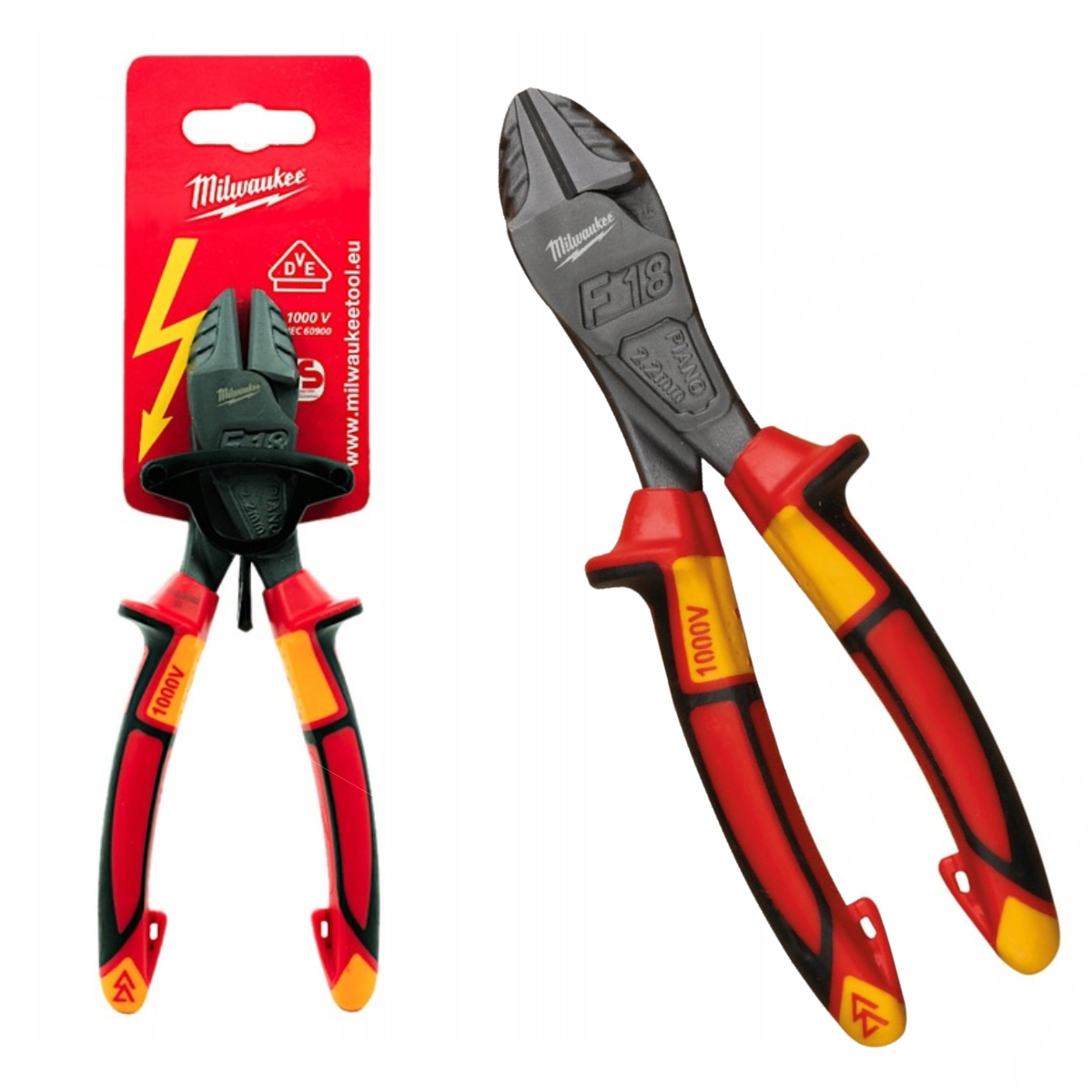 Milwaukee szczypce do cięcia bocznego Heavy Duty VDE 180 mm