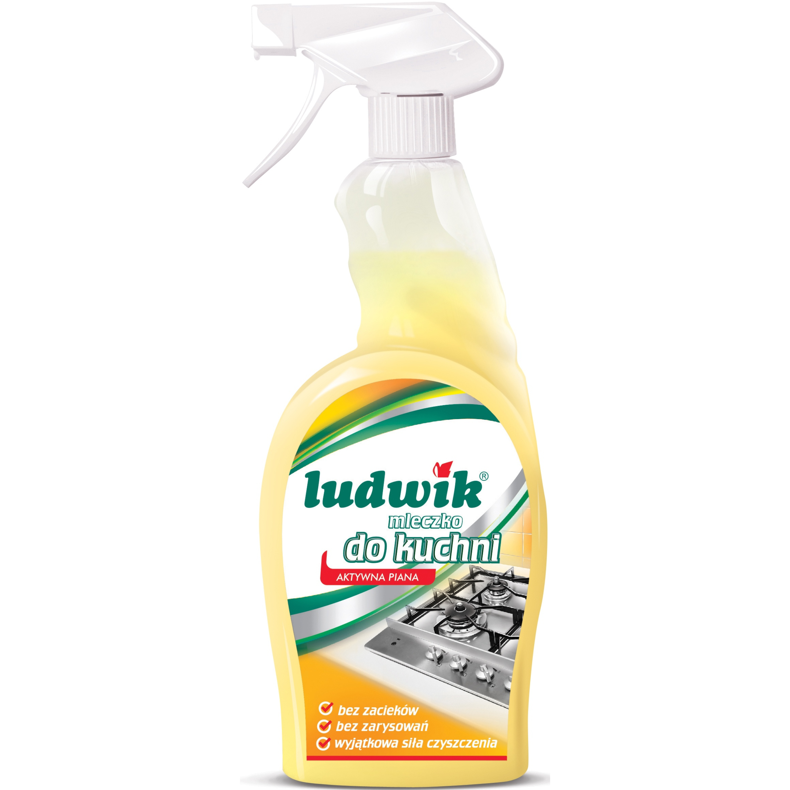 LUDWIK – preparaty uniwersalne Mleczko do czyszczenia kuchni – spray 750 ml