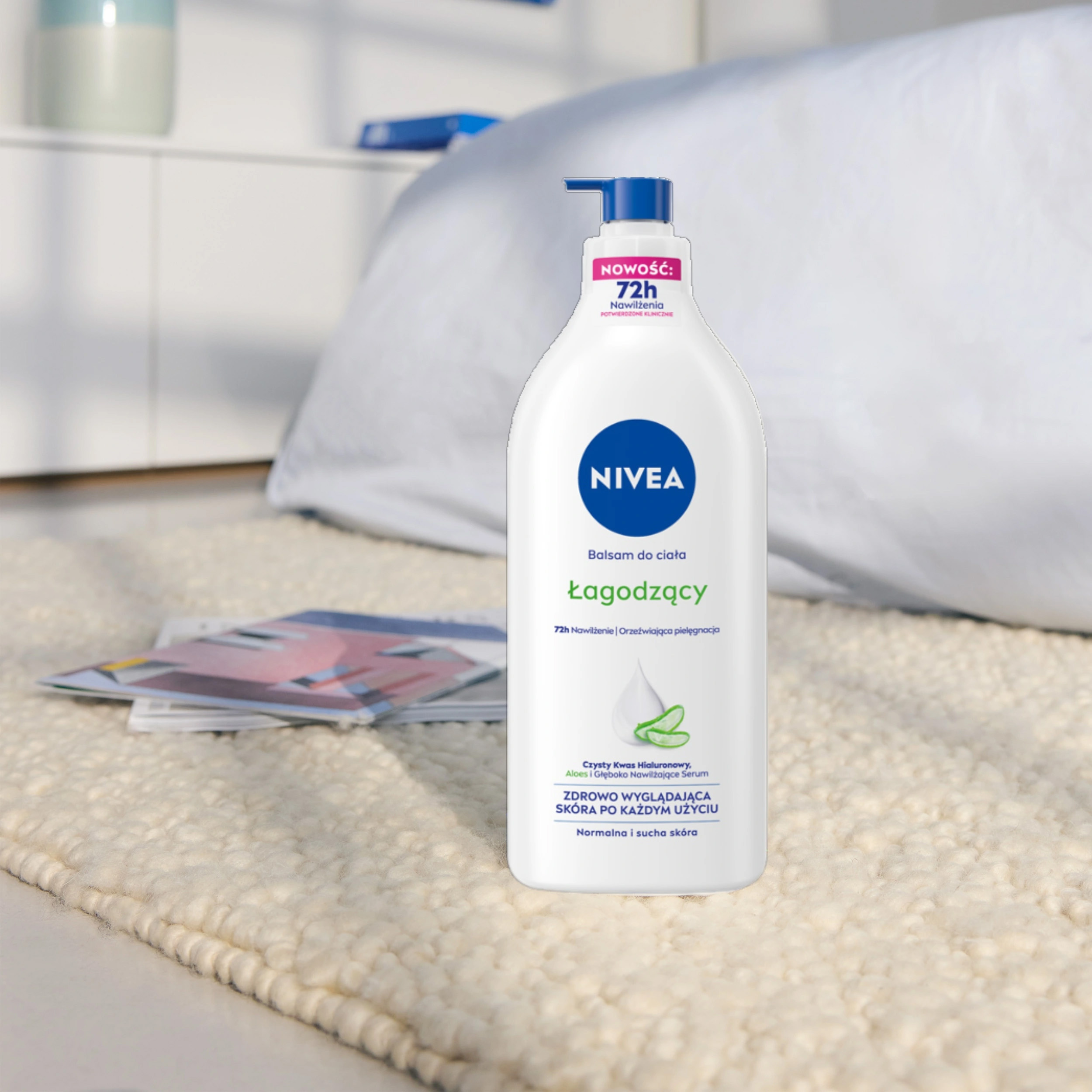 NIVEA Aloe & Hydration Łagodzący Balsam do ciała + Krem do rąk z aloesem