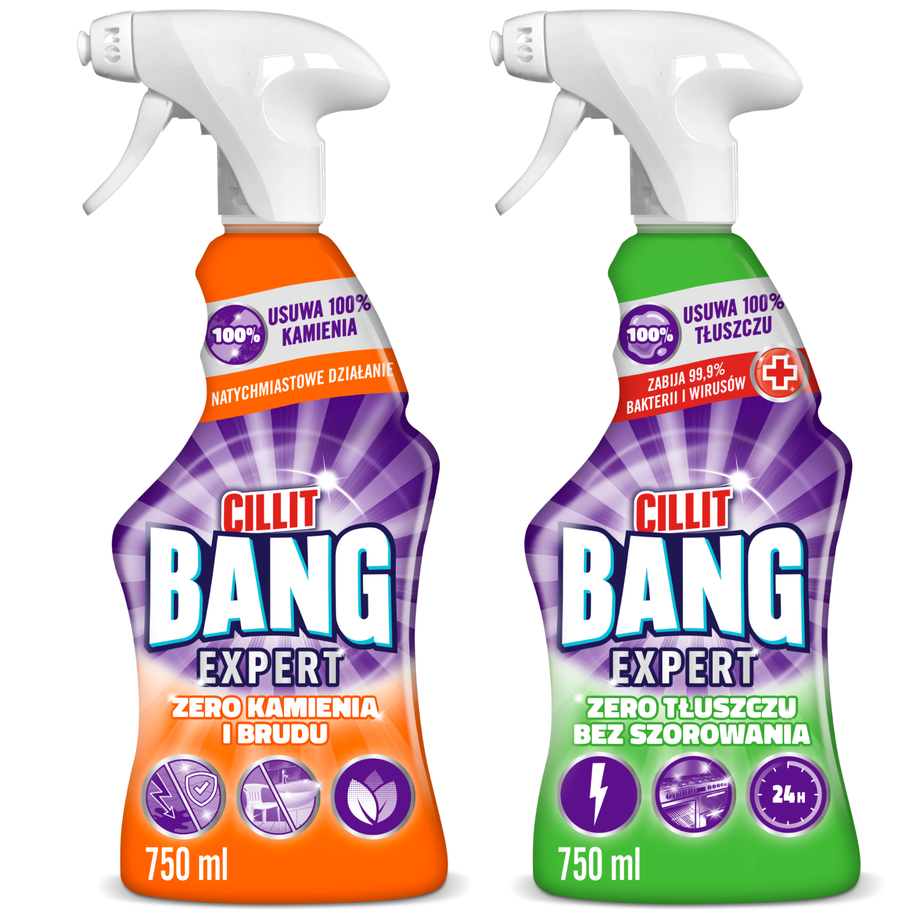 Cillit Bang Pow Cle Kam i Bru 750ml Spray Kamień i Brud CB_3