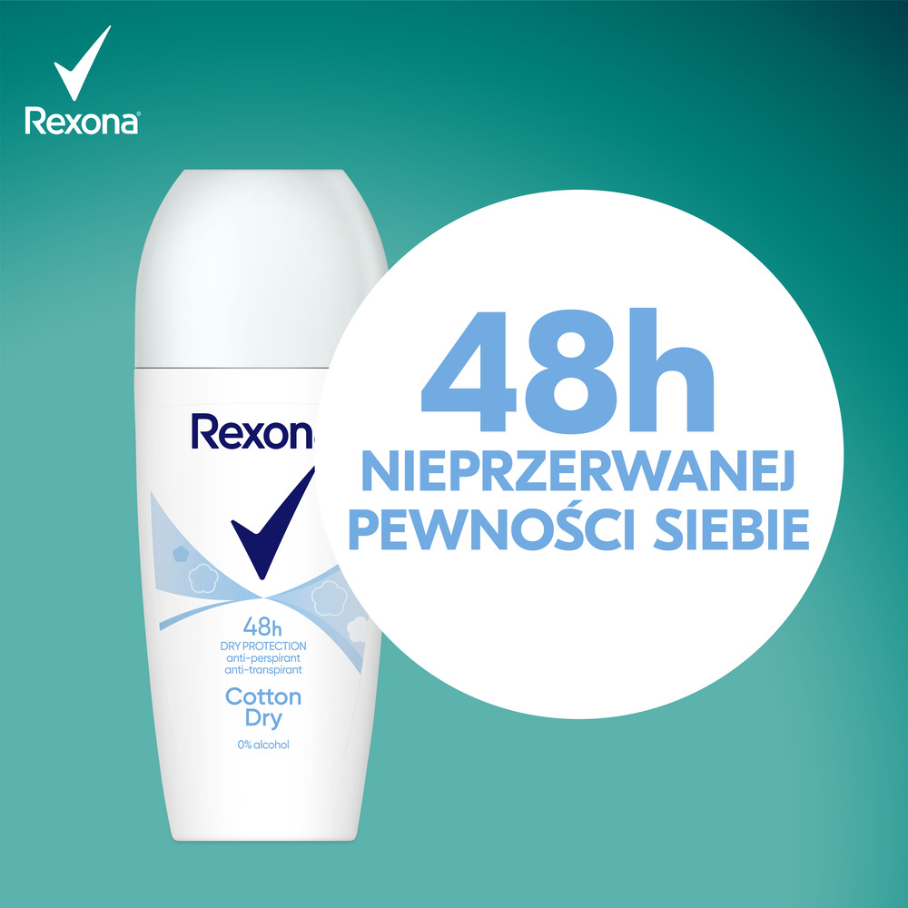 Rexona Cotton Dry antyperspirant w kulce 50 ml