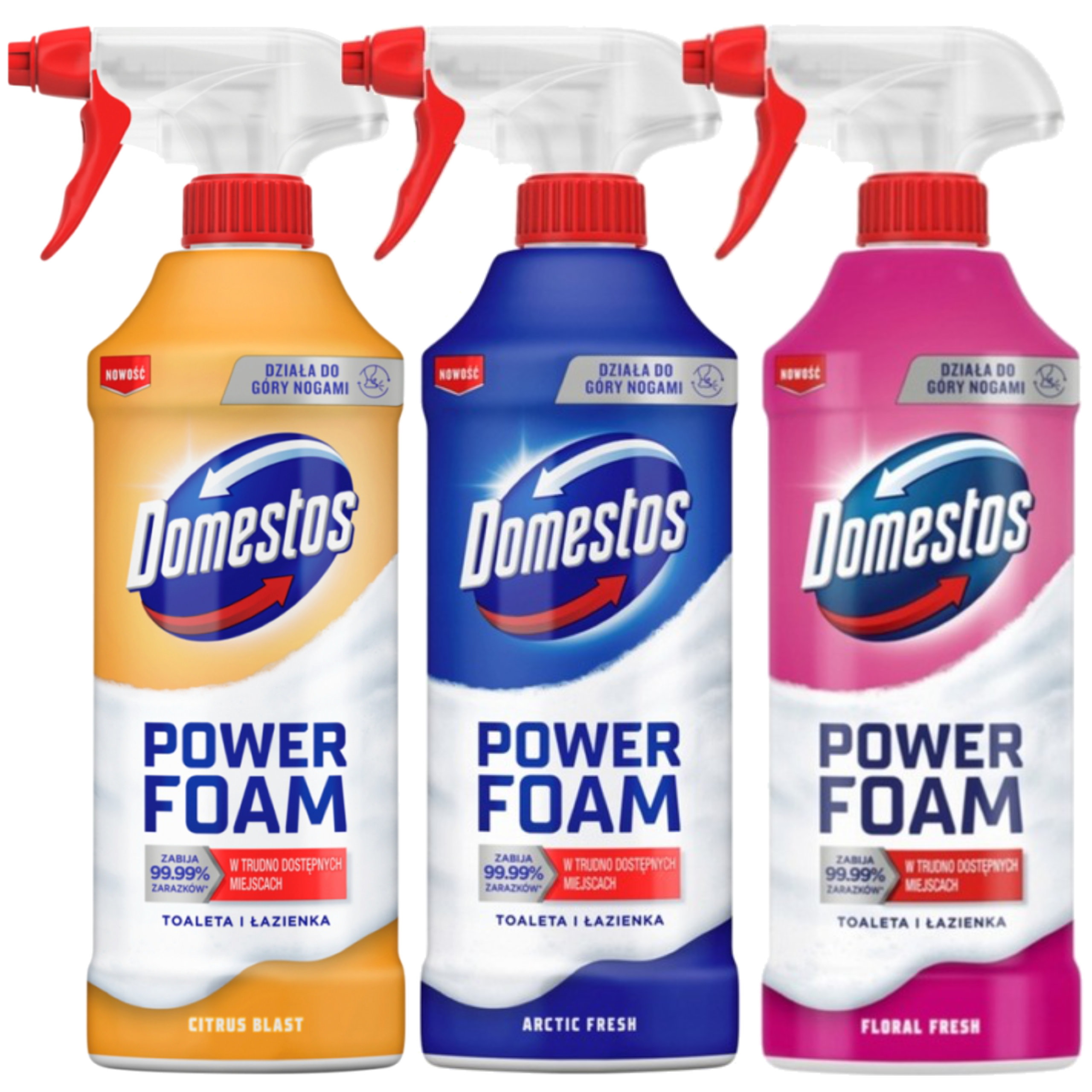 Domestos Spray Citrus 435 ml +Domestos Spray Ocean Domestos Spray Floral 435 ml