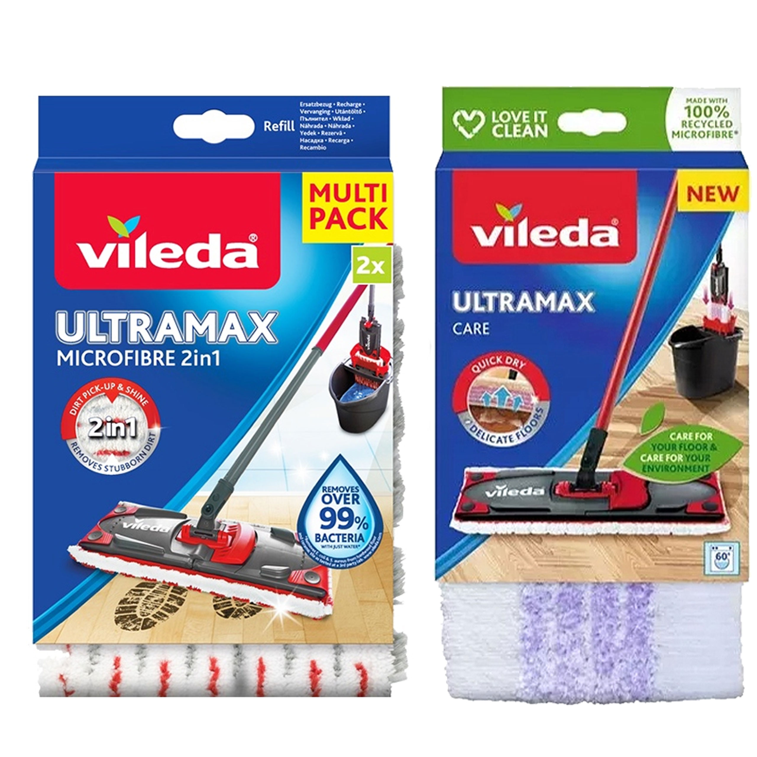 227347 Vileda Wkład Ultramax na mokr 2sz + UMX CARE