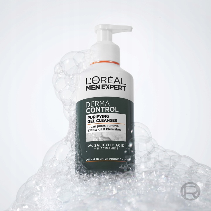 L’Oréal Men Expert Derma Control Oczyszczający Żel Do Twarzy Z Niacynamidem 260ml