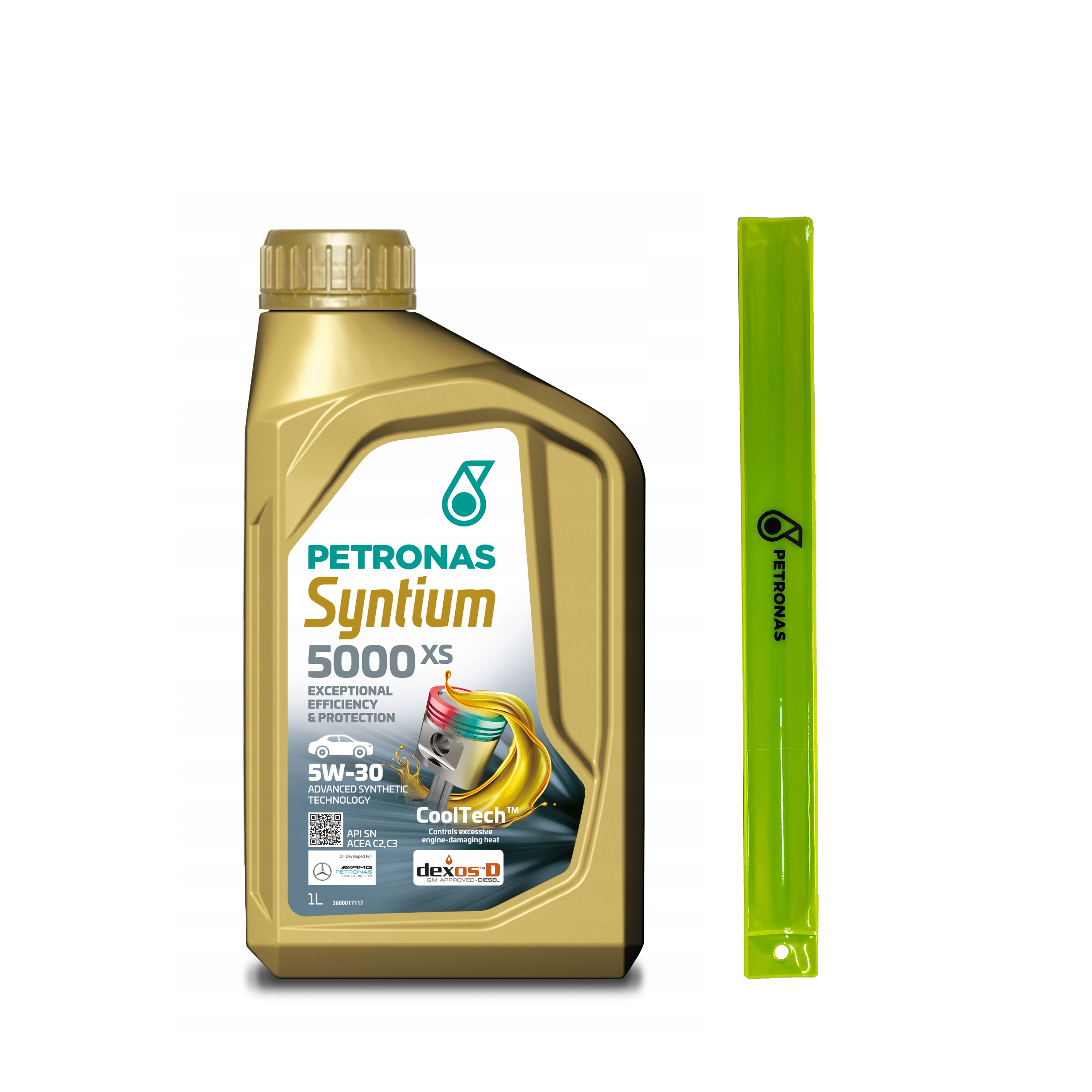 Olej Silnikowy PETRONAS Syntium 5000XS 5W-30 ACEA C2/C3 SN 1l+Opaska GRATIS