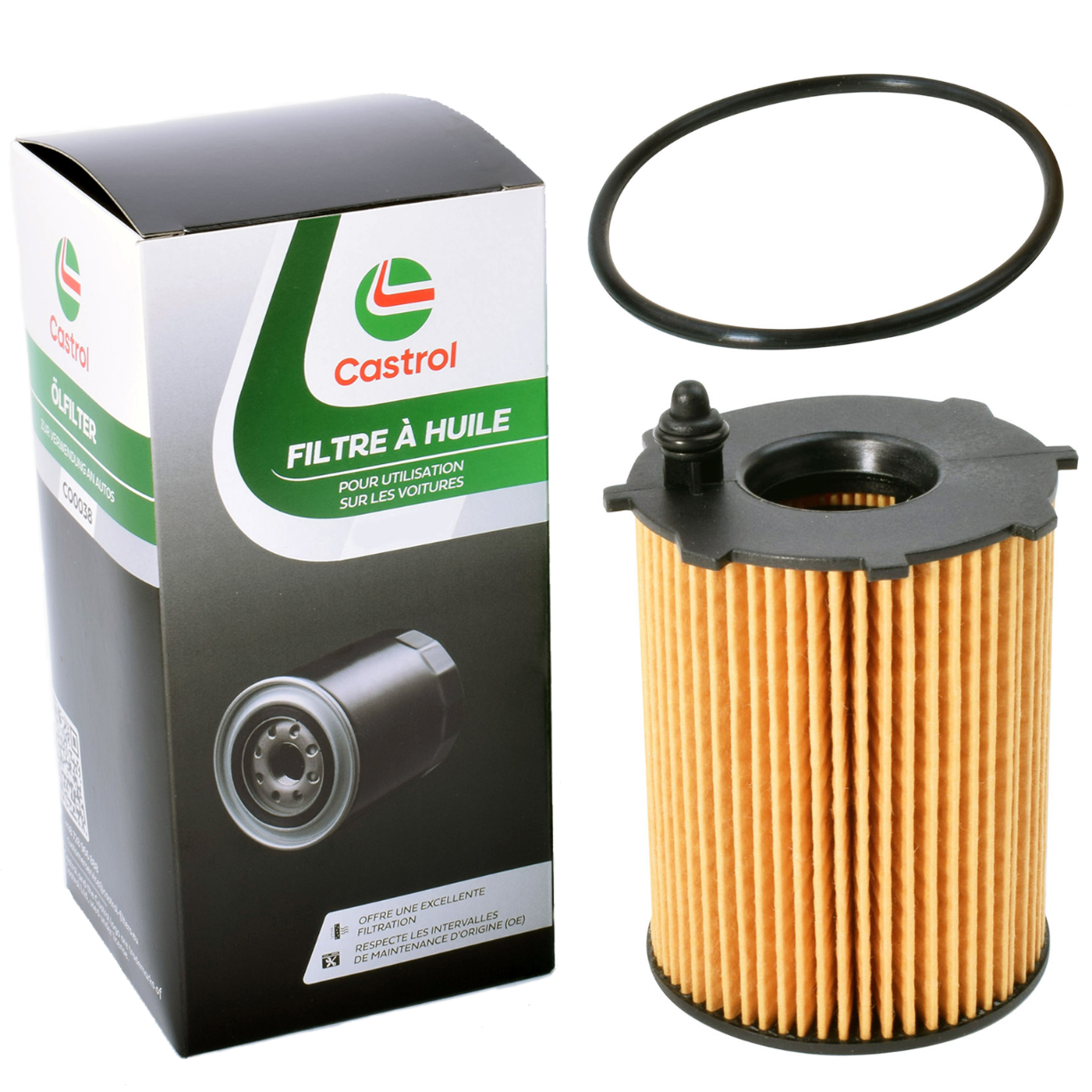 Castrol Filters Filtr Oleju CO0069 + Zawieszka Zapachowa gratis