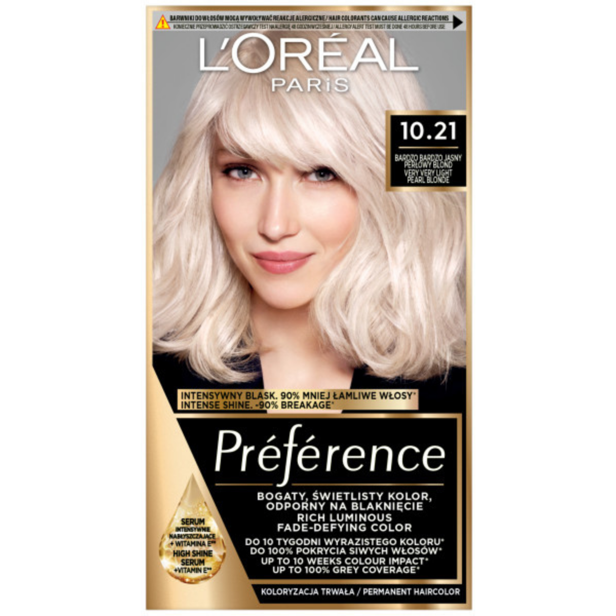 L’Oréal Paris Preference Farba do włosów /PALT 10.21 Stockholm