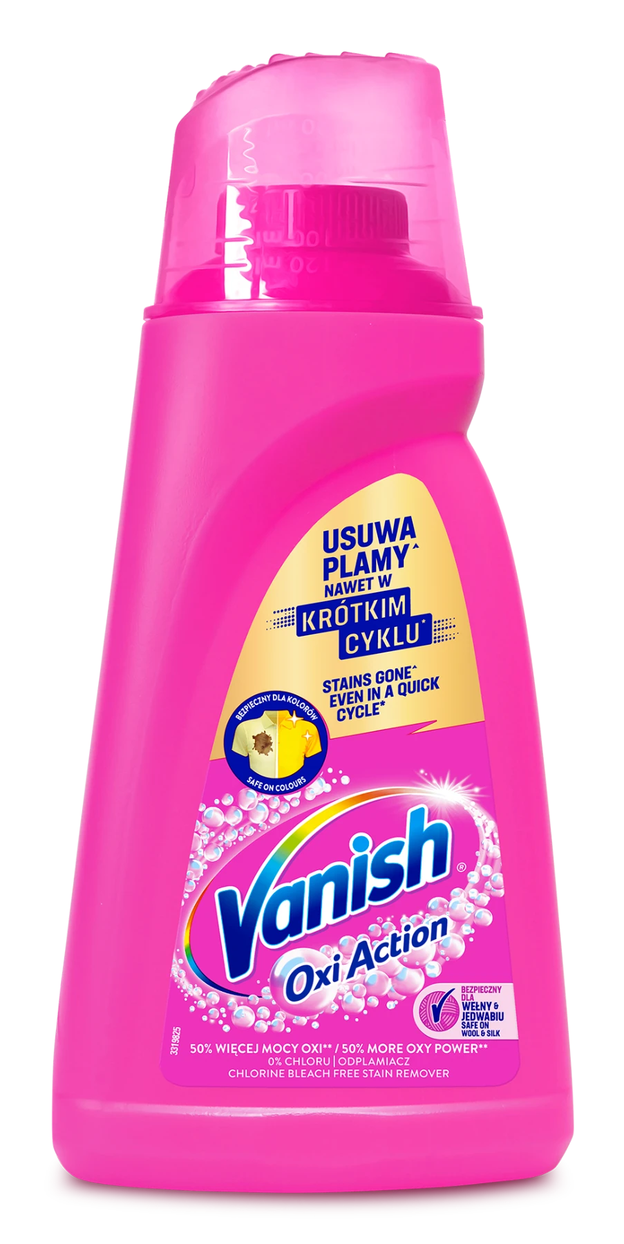 Vanish Oxi Action Pink odplamiacz w żelu 1l