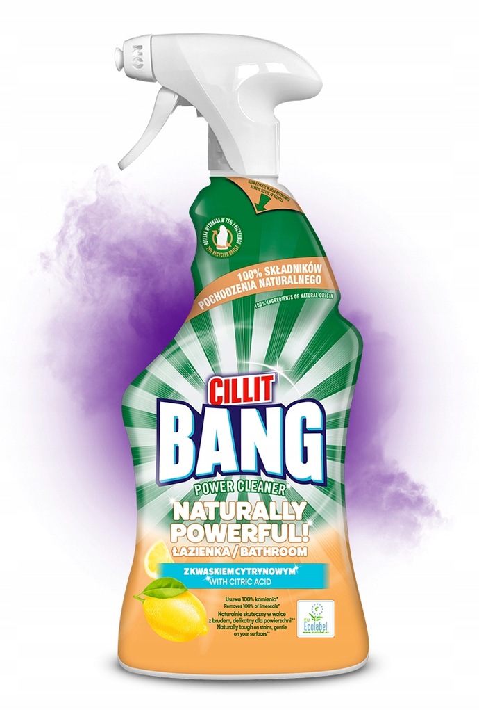 067309 Cillit Bang Pow Cle Pleś i Czarn + 093377 Cillit Bang Natu Pow Spray WC 750