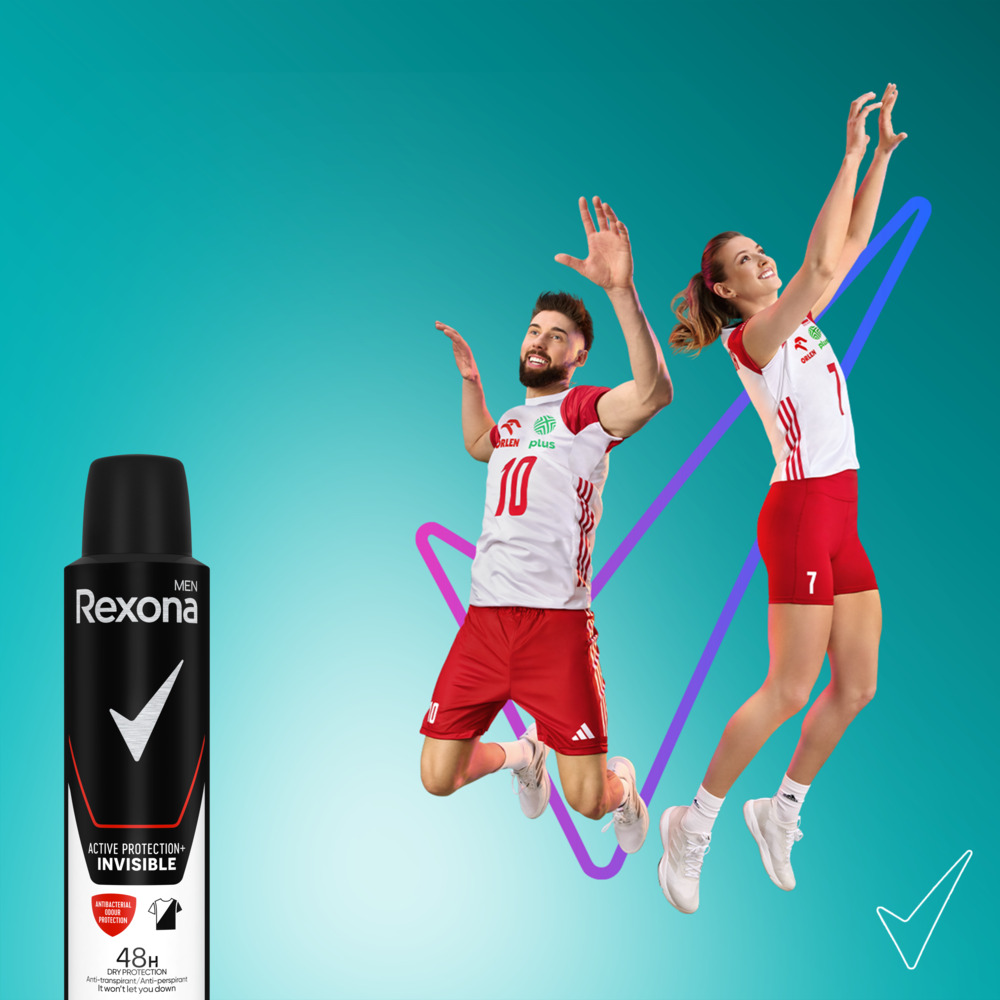 Rexona Men Active Protection+ Invisible antyperspirant w aerozolu 150 ml