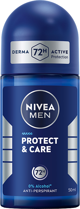 NIVEA MEN Protect & Care Antyperspirant męski w kulce 72h, 50 ml