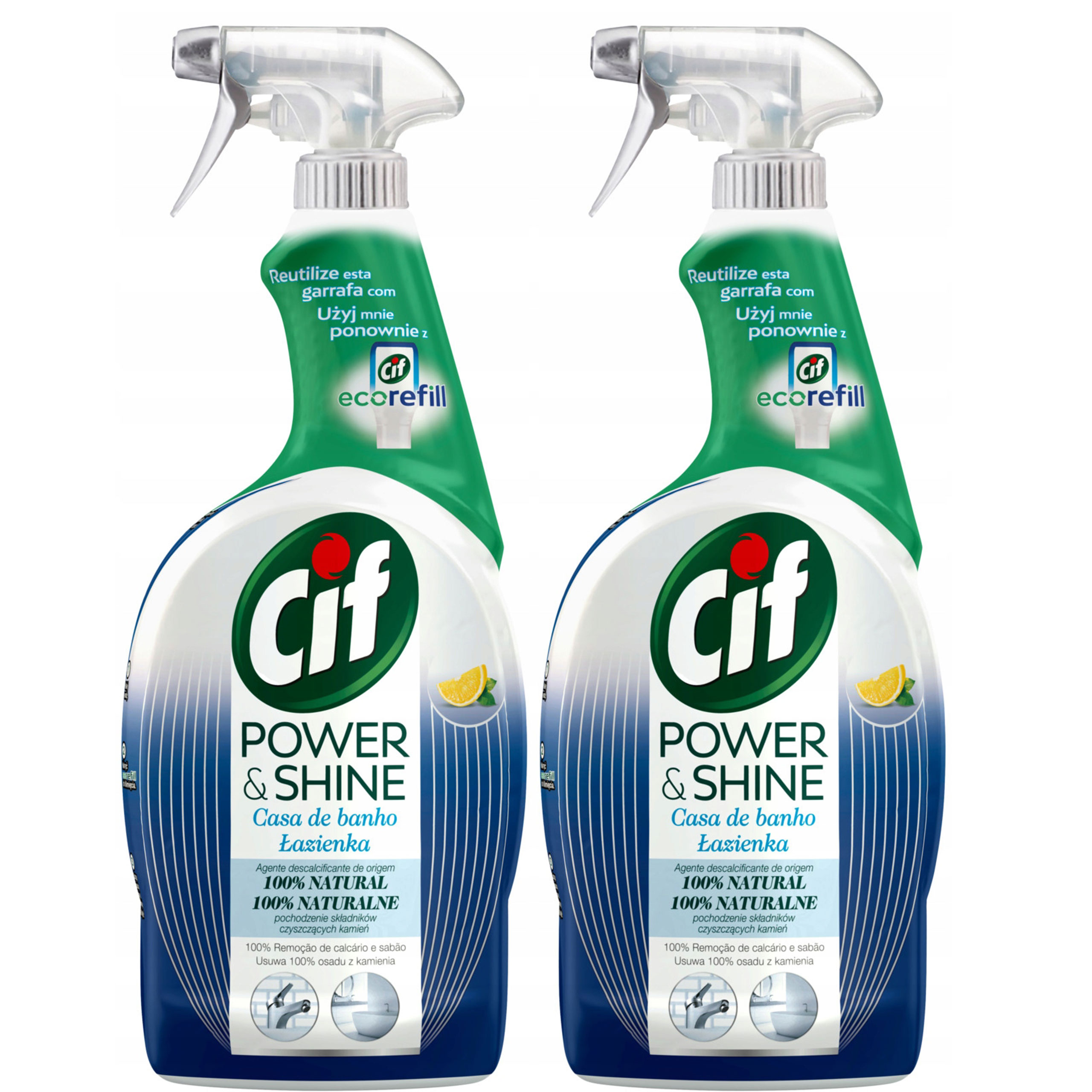 CIF Spray Power Kamień 750ml CI7[zestaw]