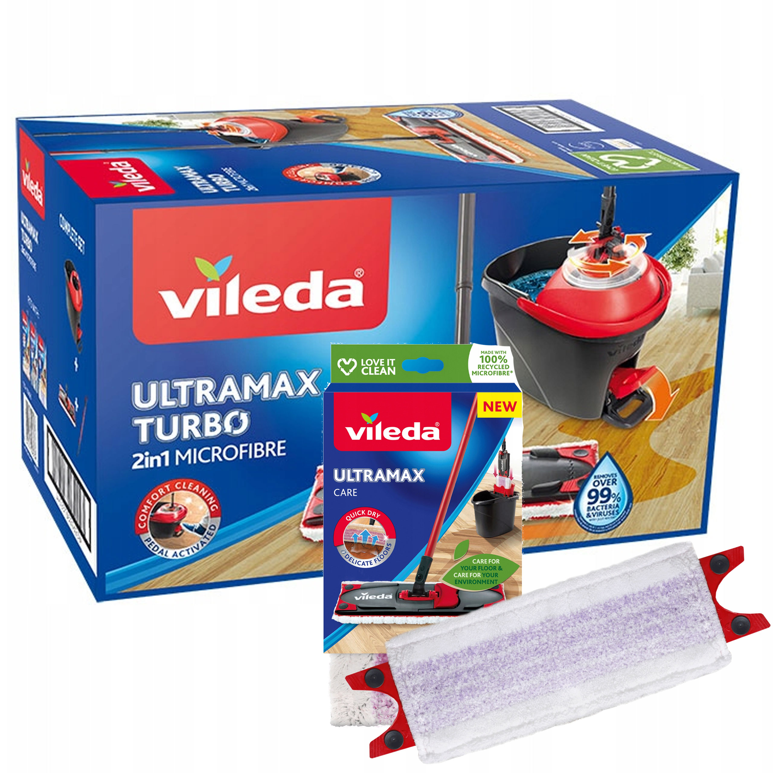 206236 Vileda Easy Wring Ultramat OBROTO + 242555 UMX