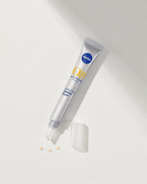 NIVEA Q10 Przeciwzmarszczkowy EKSPERT Serum + Wypełniacz + UV Fluid SPF 50
