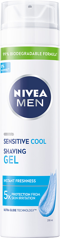 NIVEA MEN SENSITIVE Żel do golenia skóry wrażliwej chłodzący 200ml