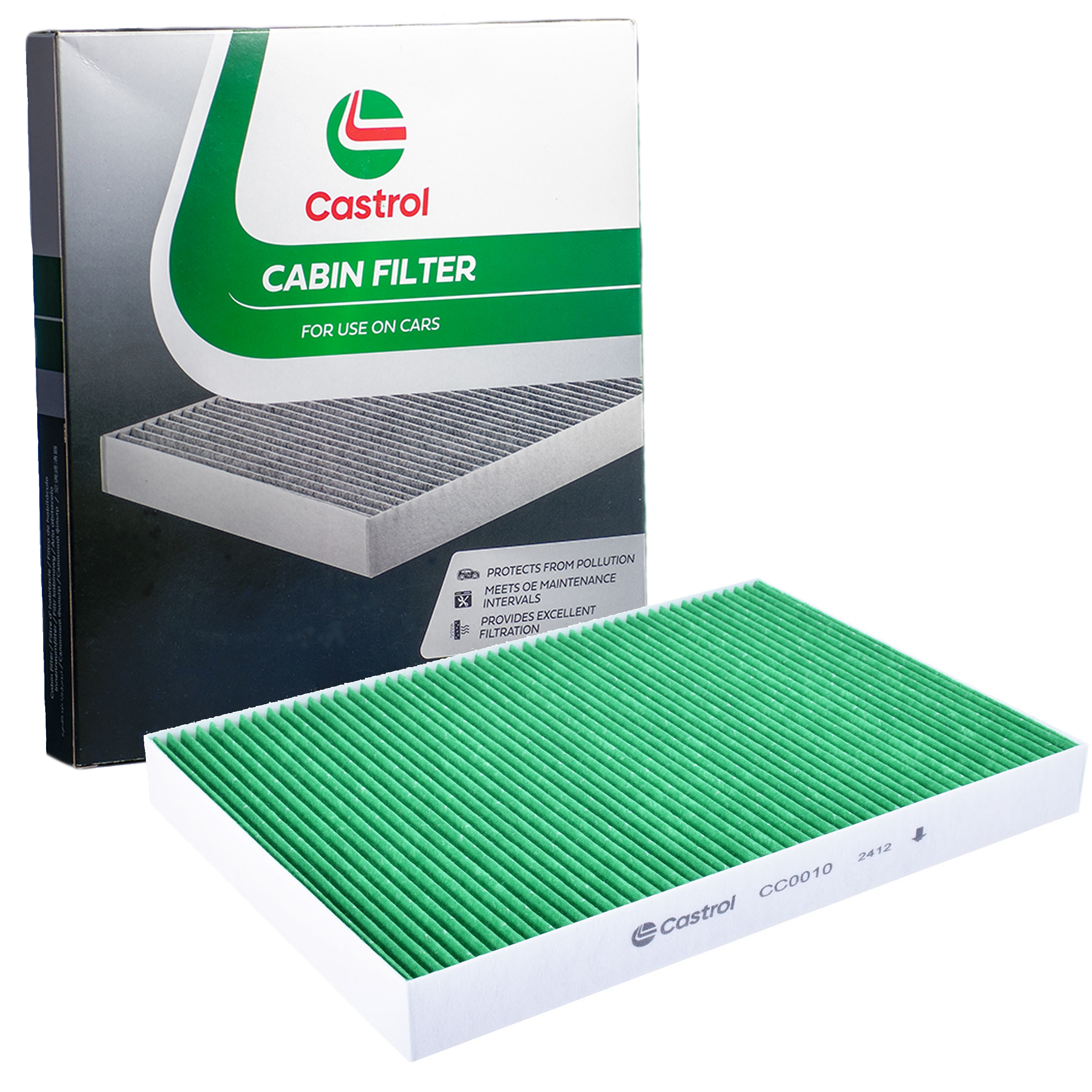 Castrol Filtr Kabinowy wentylacja przestrzeni pasażerskiej CC0010 BASIC+