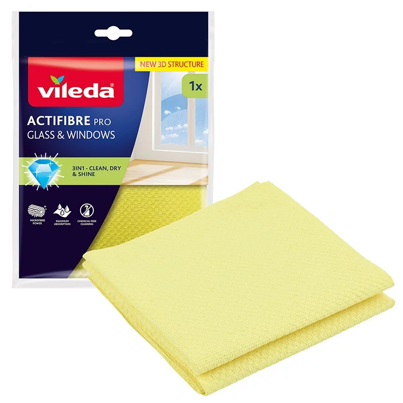 Vileda Ściereczka ACTIFIBRE PRO do szkła i okien 1 szt.