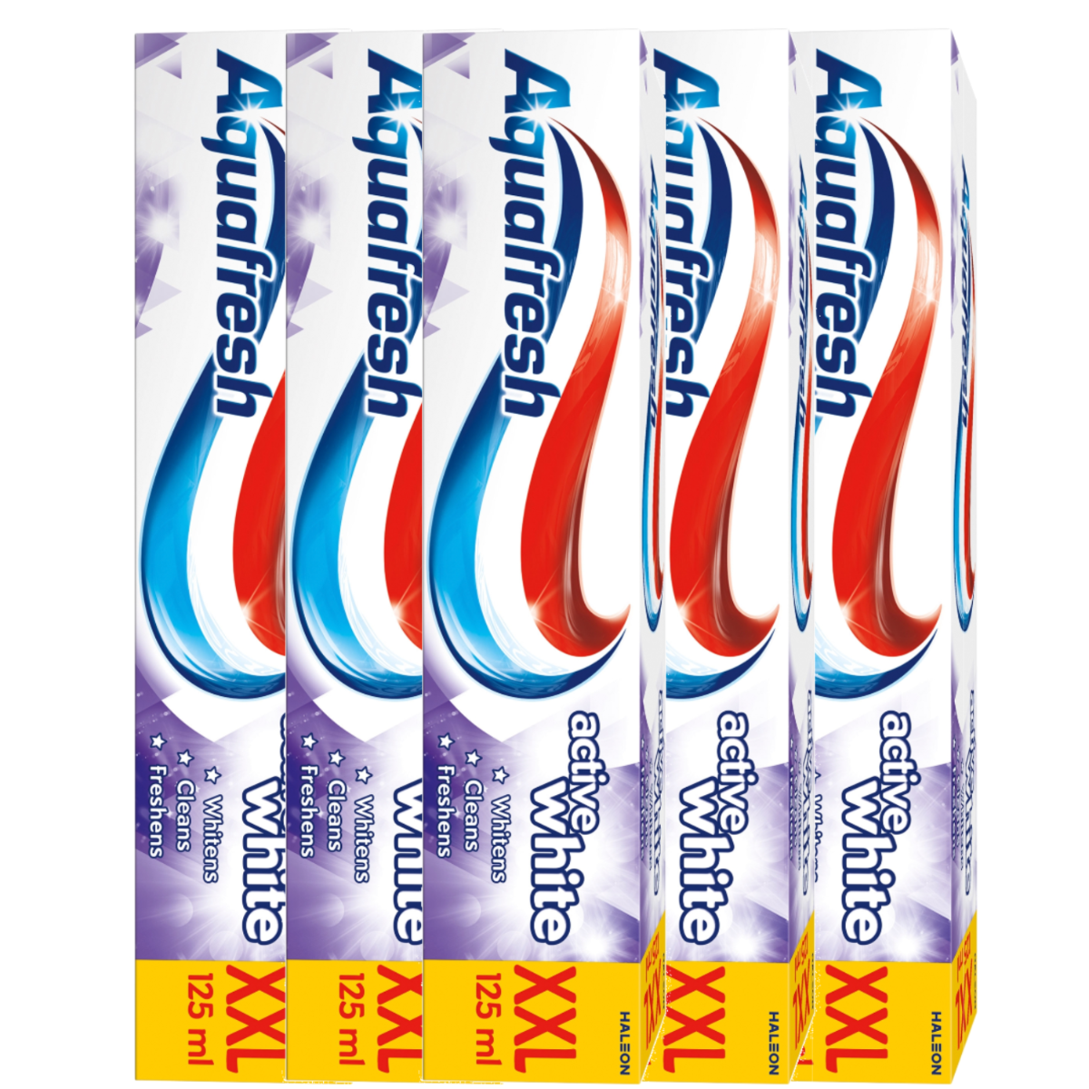 Zestaw AQUAFRESH ACTIVE WHITE TP 5X125ML