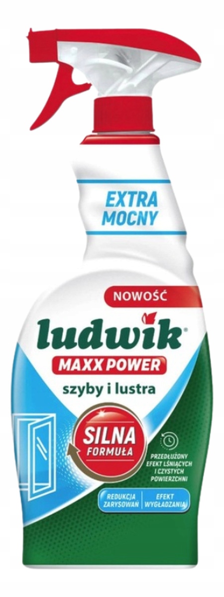 LUDWIK MAXX POWER – specjalista Szyby i lustra spray 750 ml