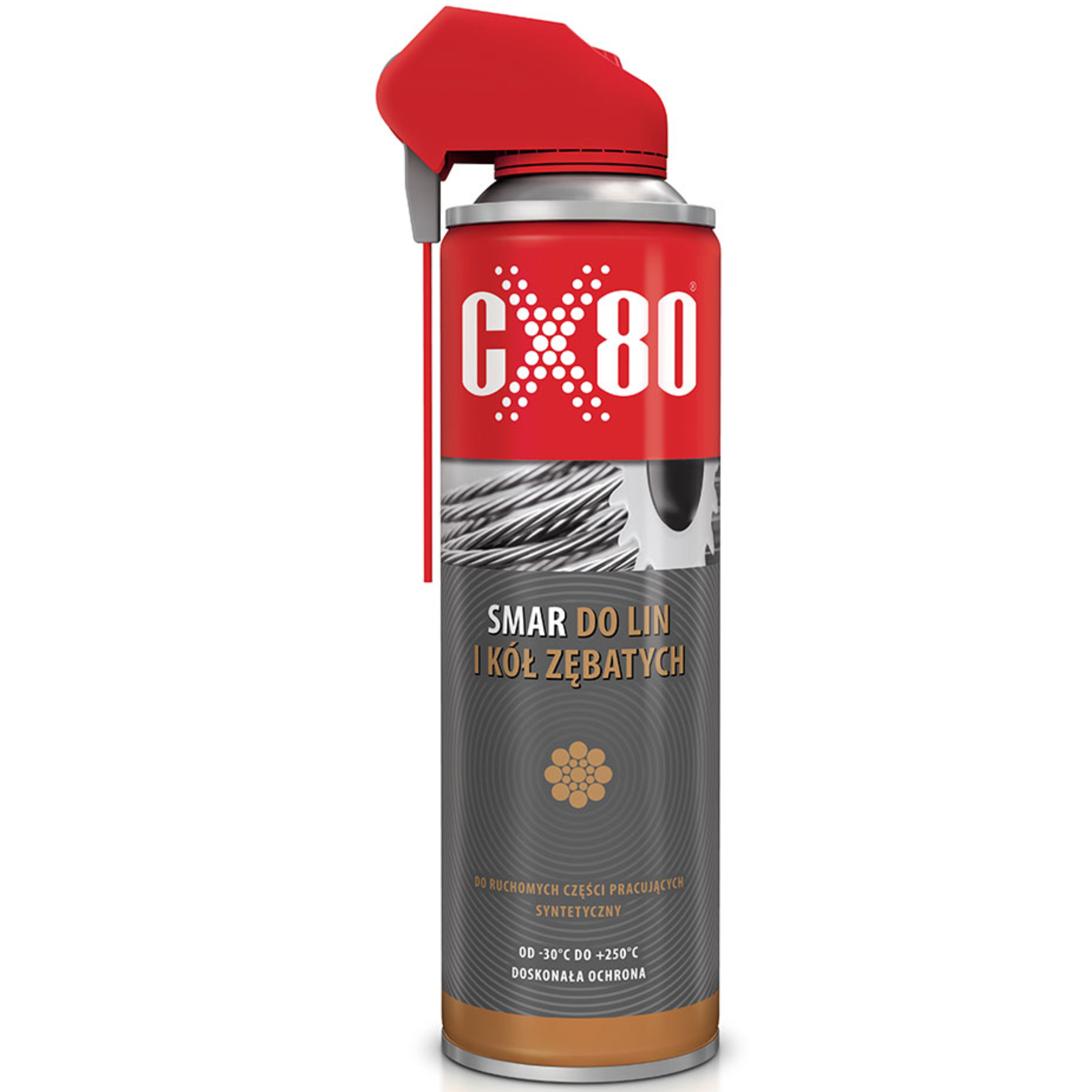 CX-80 SMAR DO LIN I KÓŁ ZĘBATYCH 500 ml DUO-SPRAY