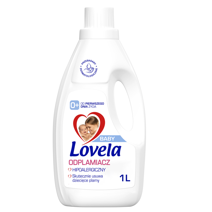 Lovela Baby Zestaw 2x Mleczko do Prania Bieli & Koloru 1.45L+ Odplamiacz 1L