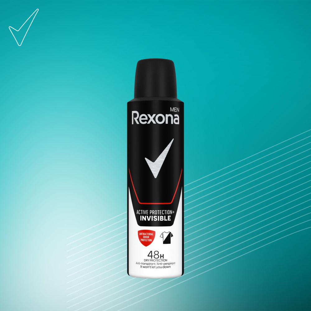 Rexona Men Active Protection+ Invisible antyperspirant w aerozolu 150 ml