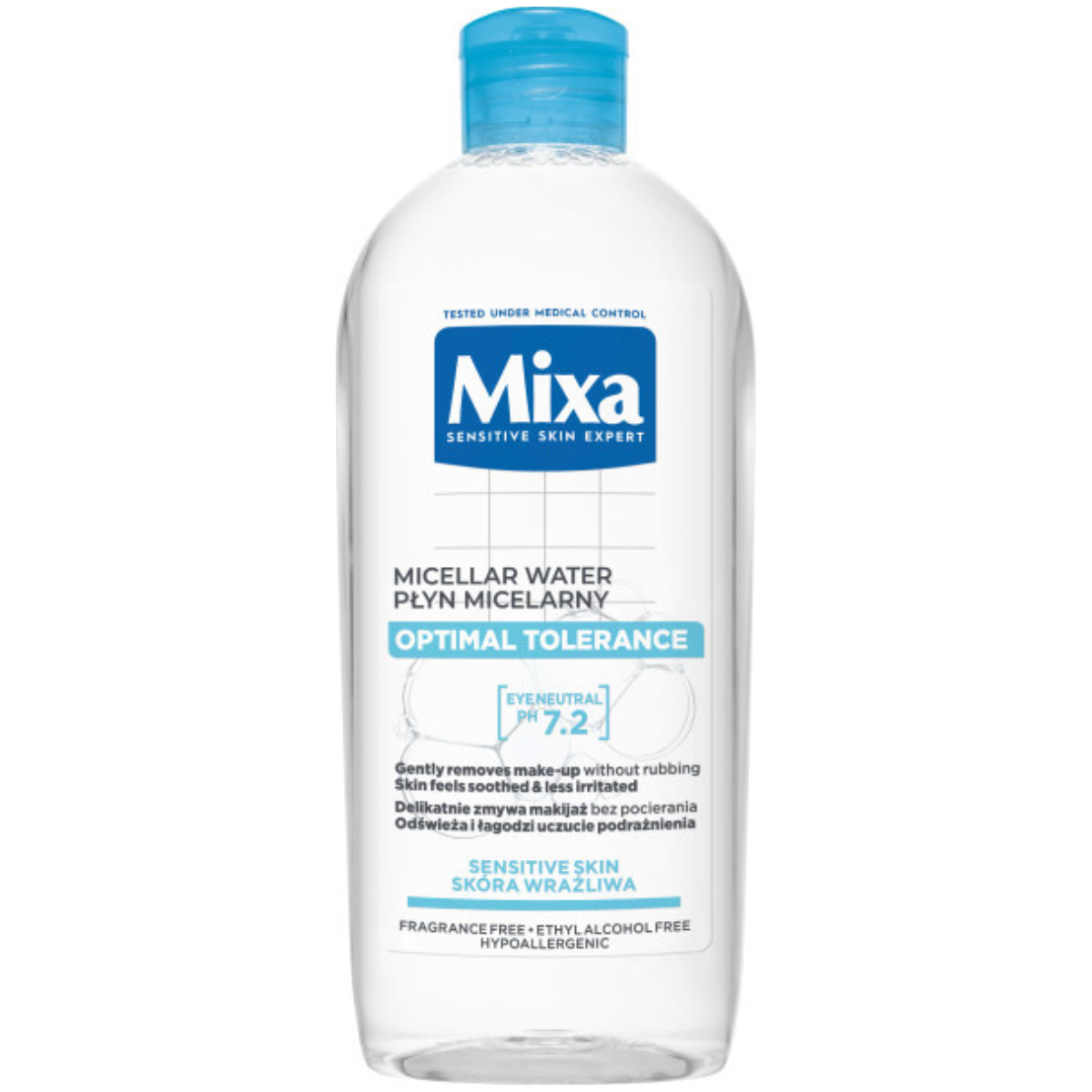 Mixa Nawilżenie Płyn Micelarny Optymalna Tolerancja Skóry Wrażliwej 3x400ml