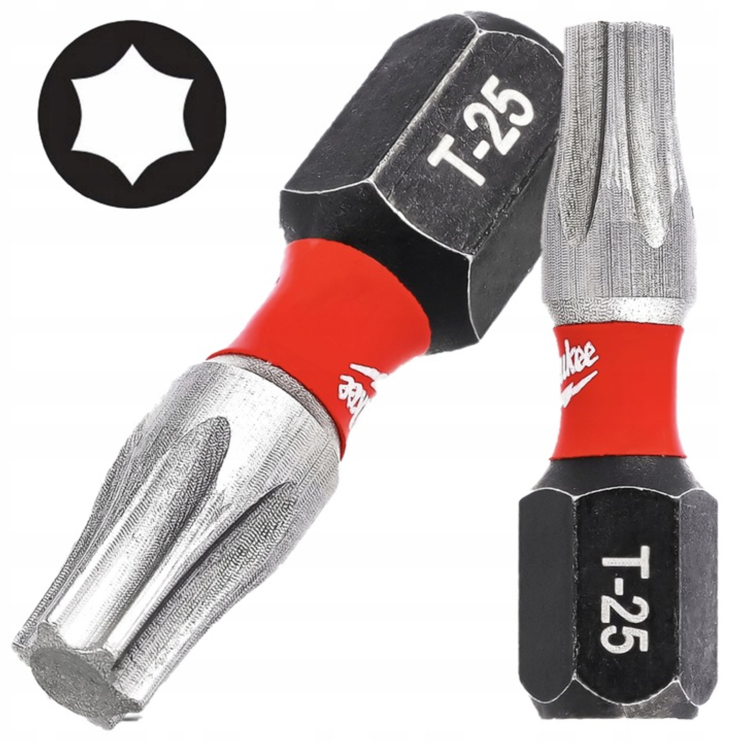 Milwaukee Shockwave Impact Duty bity udarowe TX25 25 mm 25 szt.