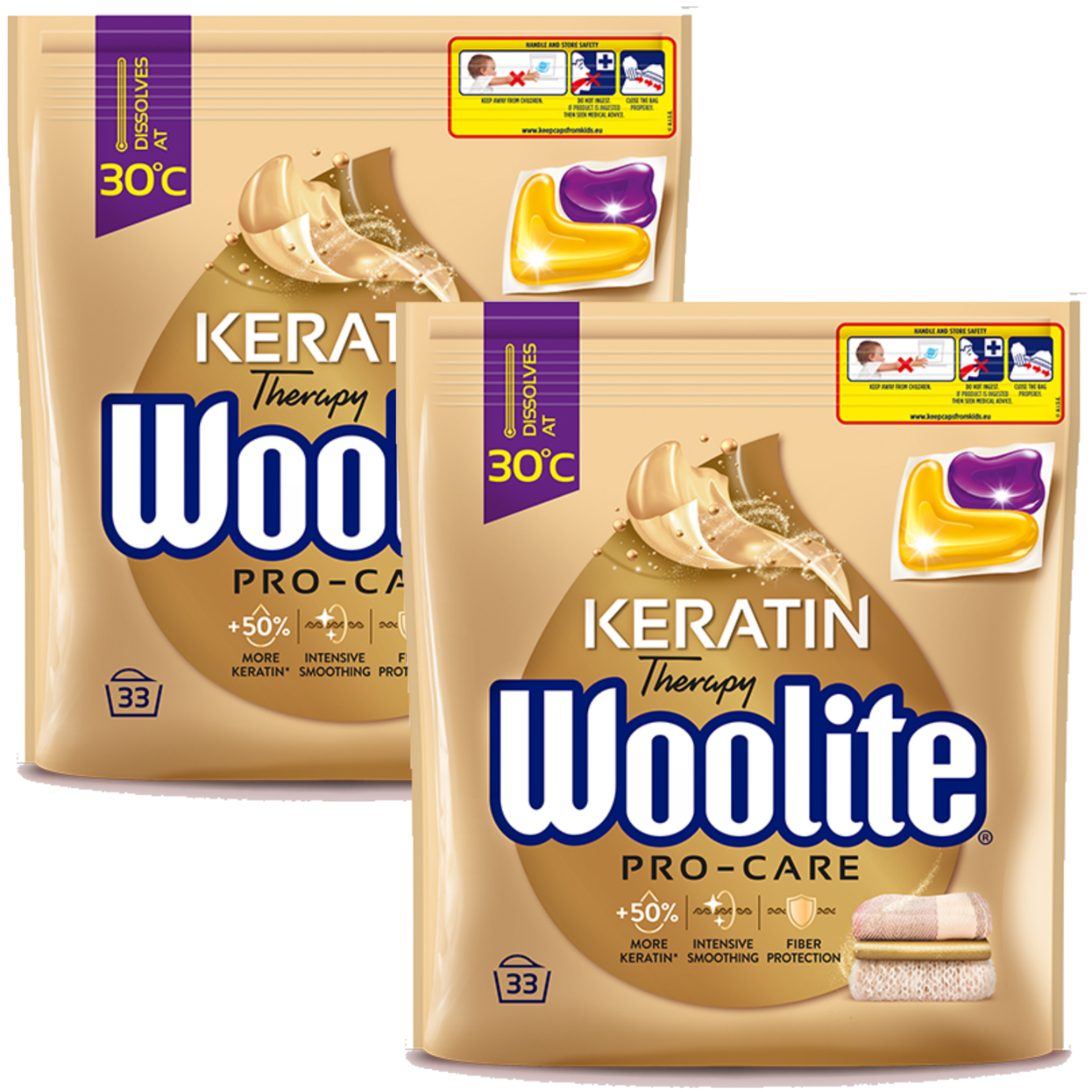 094169 Woolite Żel Kaps Care 33 szt Wo7[zestaw]