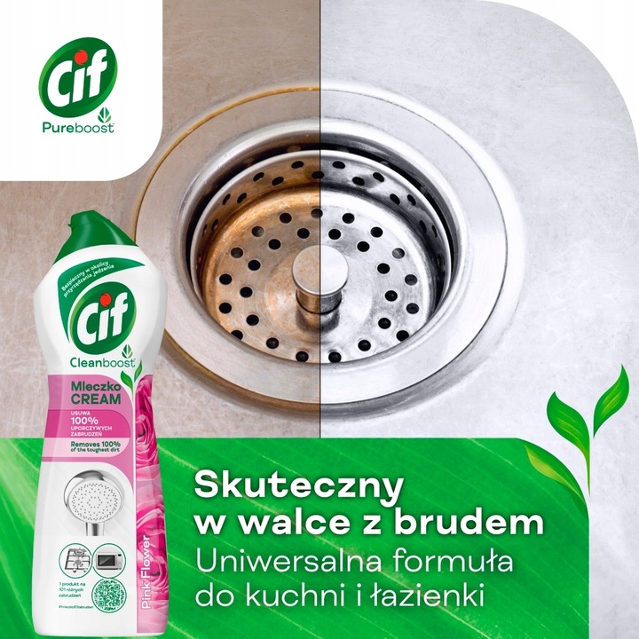 Cif Mleczko do czyszczenia z Mikrokryształkami XXL
