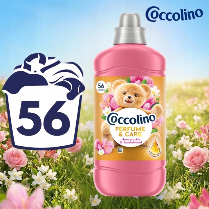 Coccolino Perfume & Care Tiare Flower & Red Fruits 1288ml + Coccolino Perfume & Care Honeysuckle & Sandalwood 1288ml