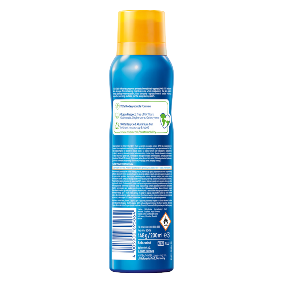 NIVEA SUN balsam do opalania w aerozolu + krem przeciwsłoneczny SPF 30