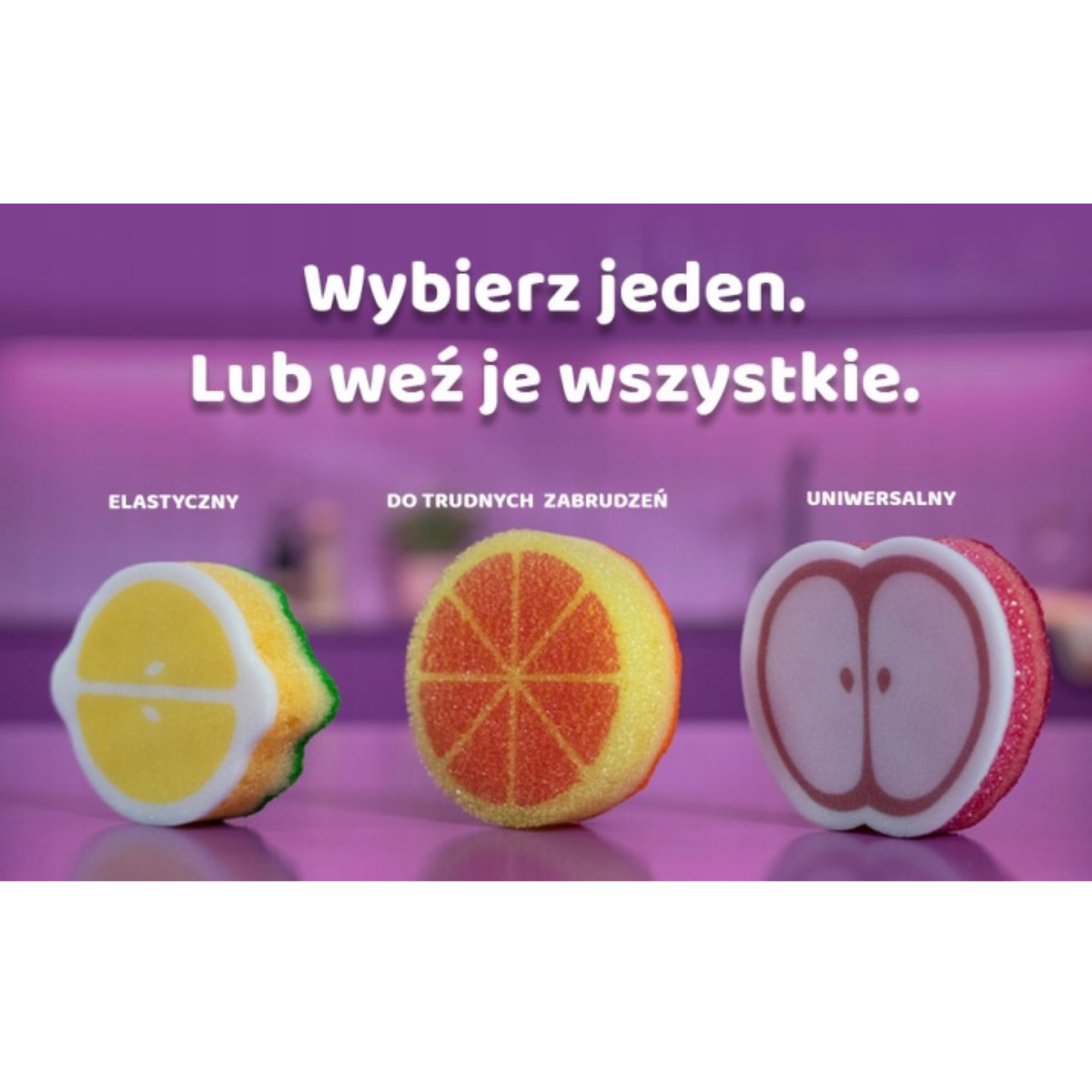 Vileda Punch Mocny zmywak Pomarańcza 1 szt.