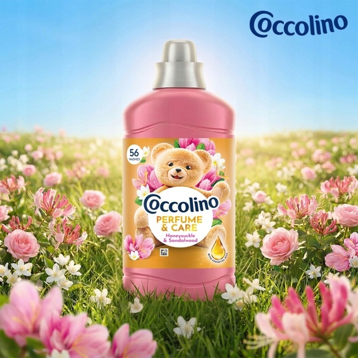 Coccolino Perfume & Care Tiare Flower & Red Fruits 1288ml + Coccolino Perfume & Care Honeysuckle & Sandalwood 1288ml