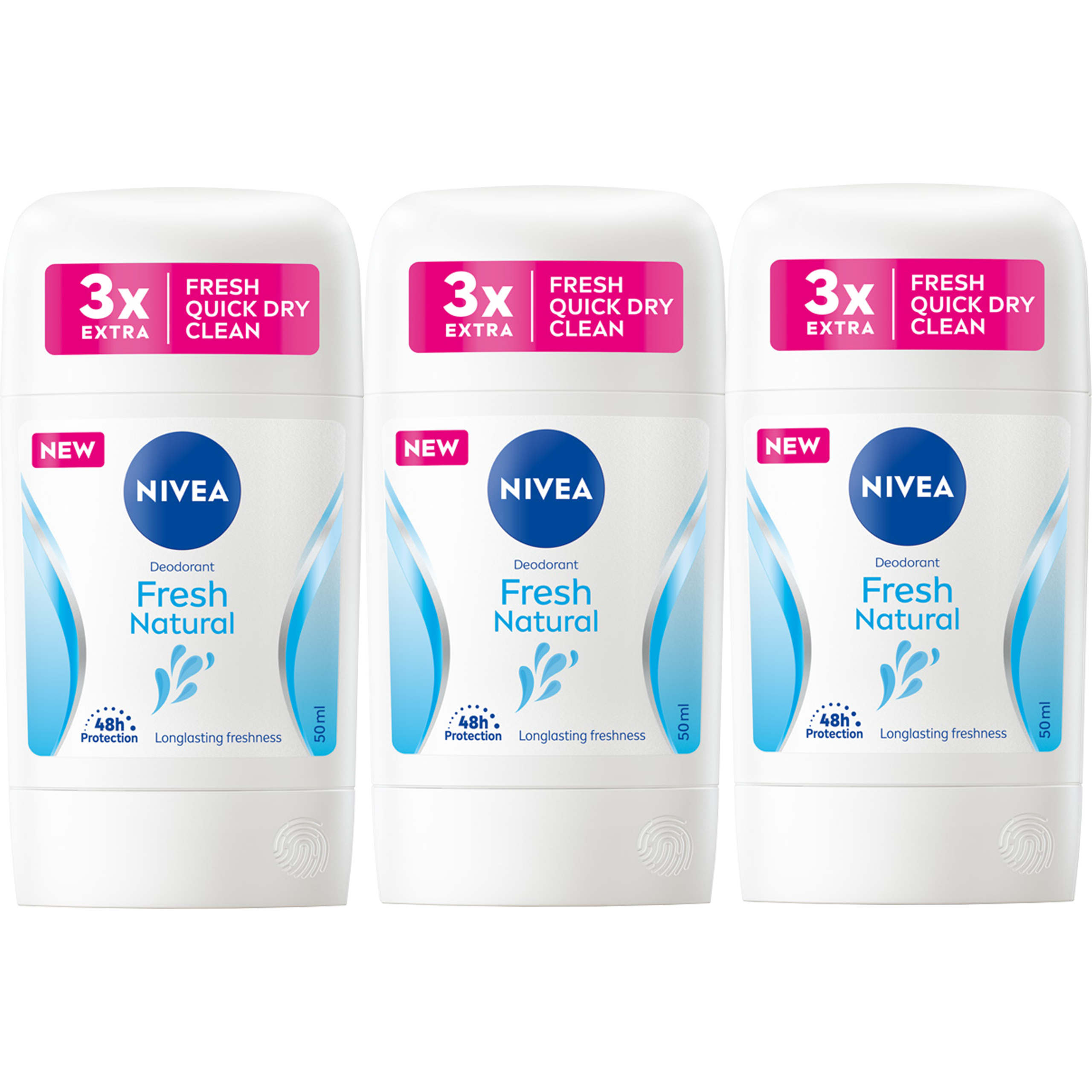 NIVEA Antyperspirant w sztyfcie Fresh Natural *3
