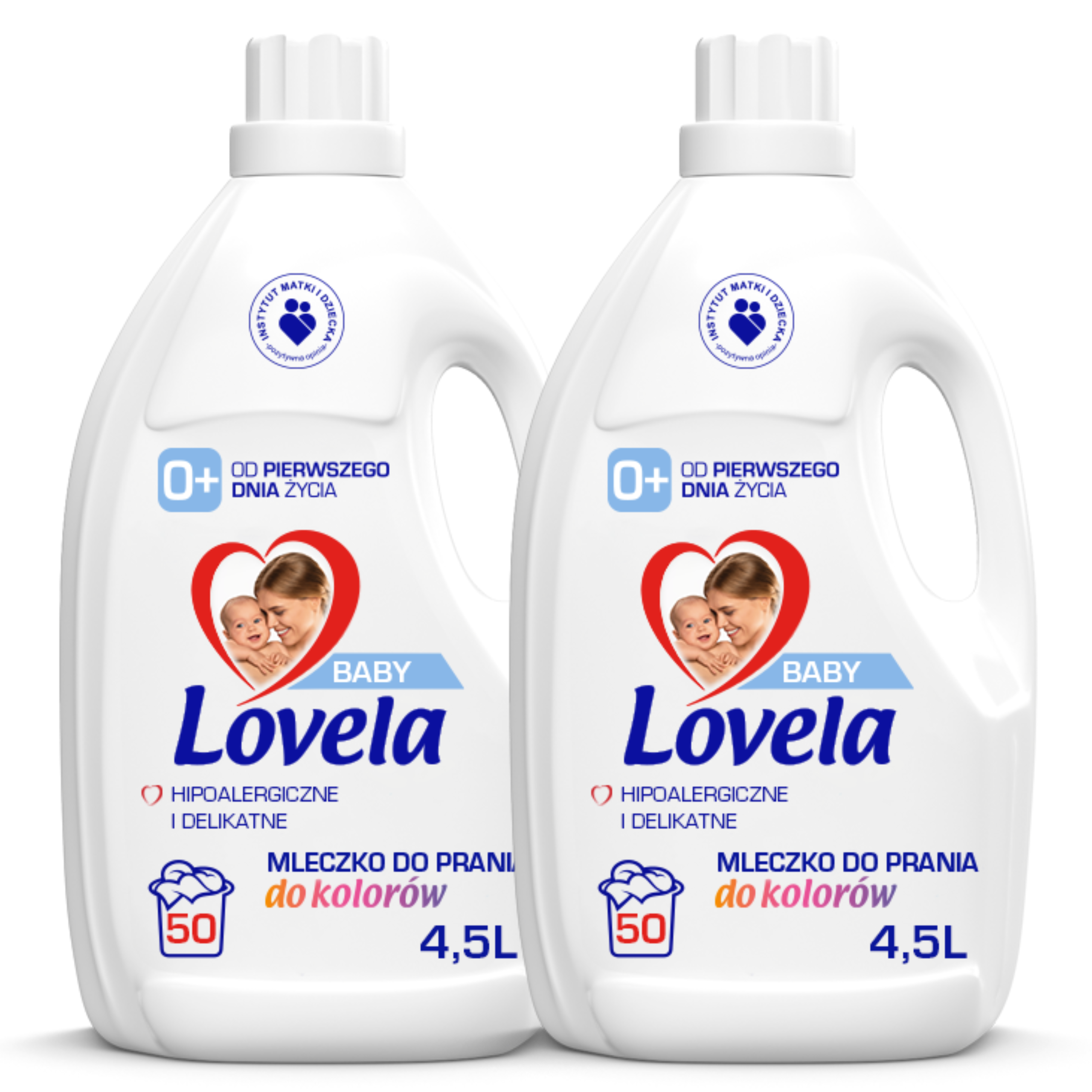 Lovela BABY Hipoalergiczne Mleczko do Prania Koloru Kolor dla Dzieci 2×4.5L