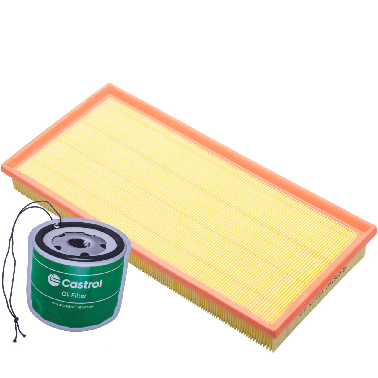 Castrol Filters Filtr Powietrza CA0129 + Samochodowa Zawieszka Zapachowa