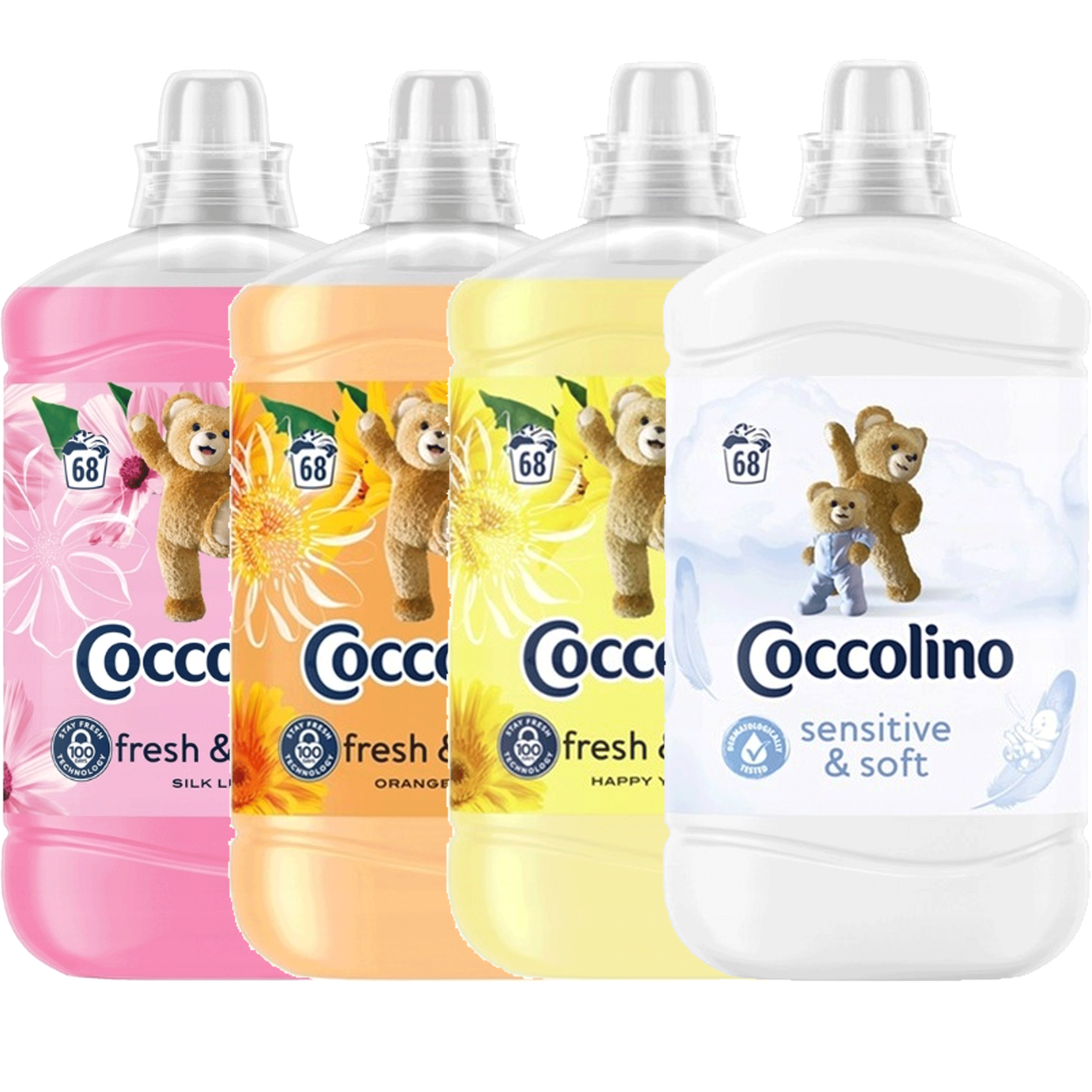 Coccolino Core Silk Lily 1,7l x4 MIX