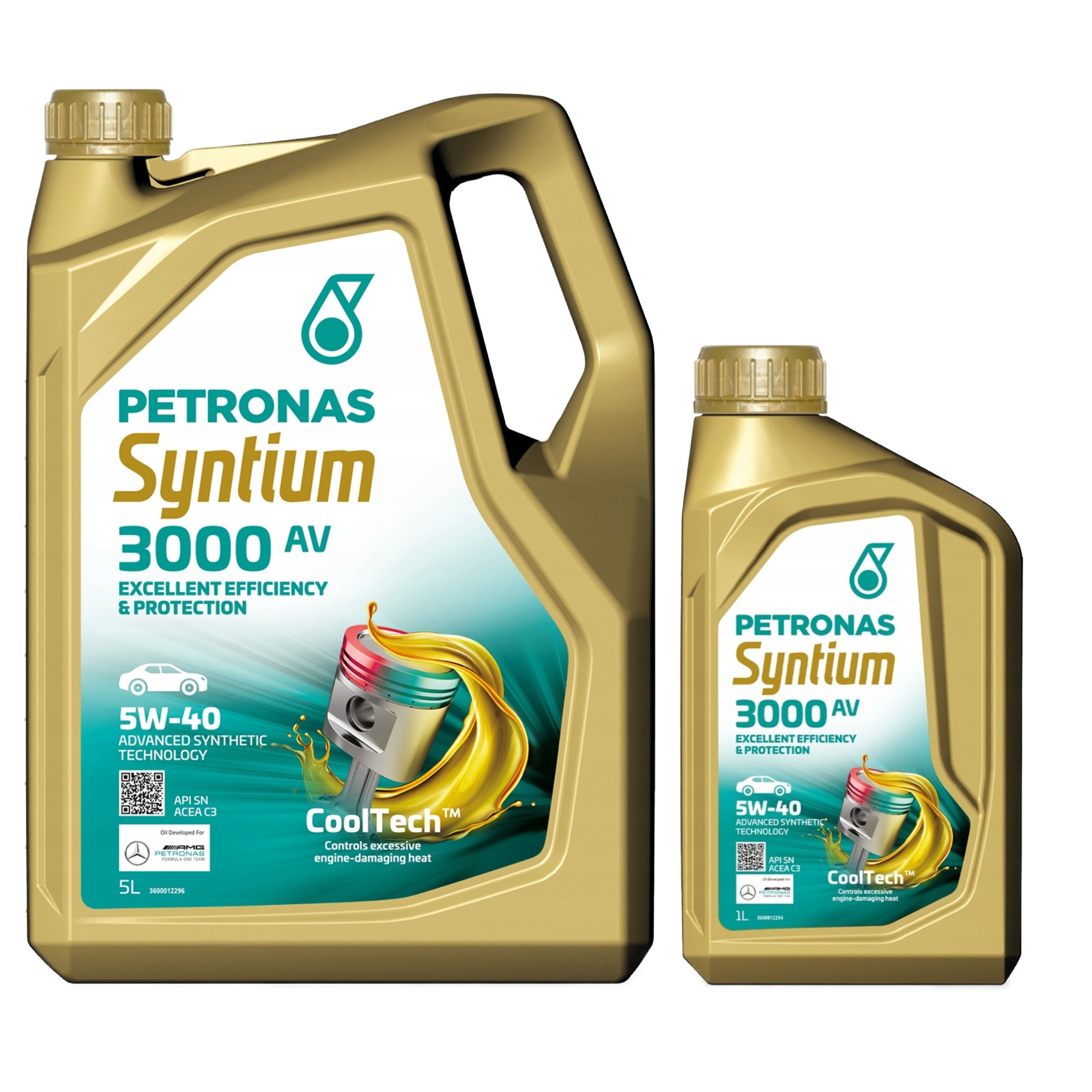 PETRONAS SYNTIUM 3000 AV 5W-40 SN 5L + PETRONAS SYNTIUM 3000 AV 5W-40 SN 1L