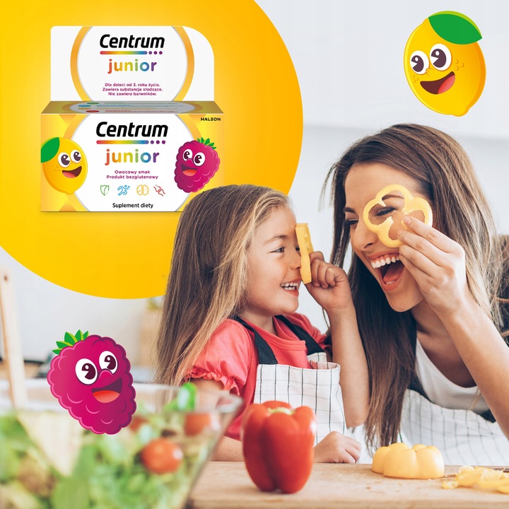 Multiwitamina Centrum Junior dla Dzieci 90 szt + Kolorowanka Gratis