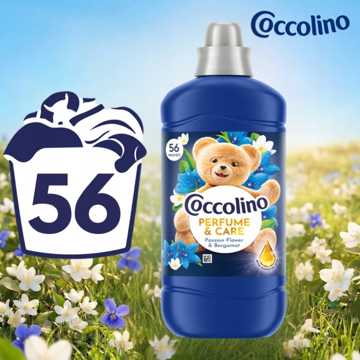 Coccolino Perfume & Care Purple Orchid & Blueberry 1288ml + 929908 Coccolino Perfume & Care Passion Flower & Bergamot 1288ml