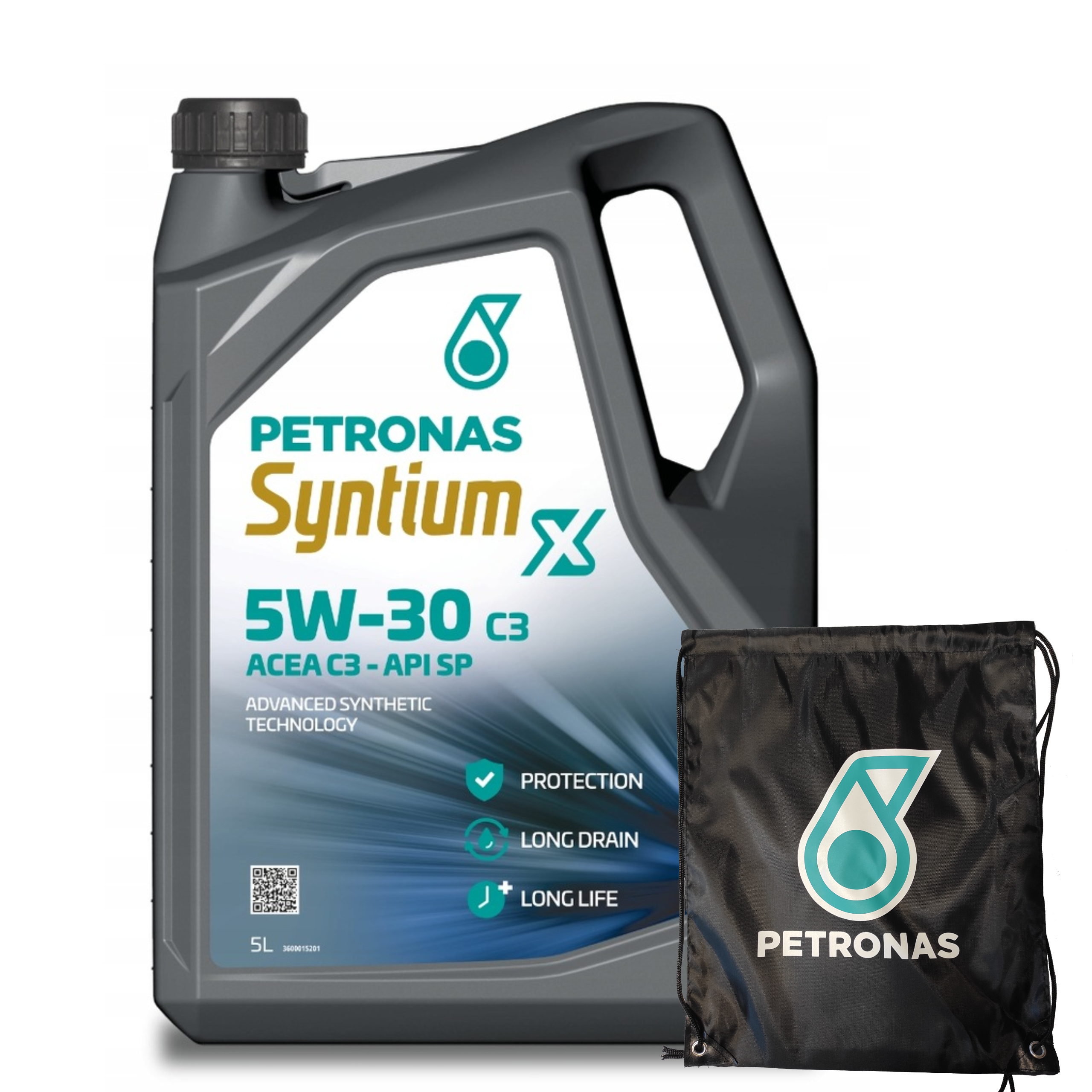 Olej Silnikowy PETRONAS SYNTIUM X 5W-30 C3 ACEA C3 5L + Worek GRATIS