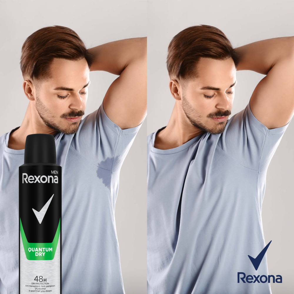 Rexona Men Quantum Dry antyperspirant w aerozolu 150 ml