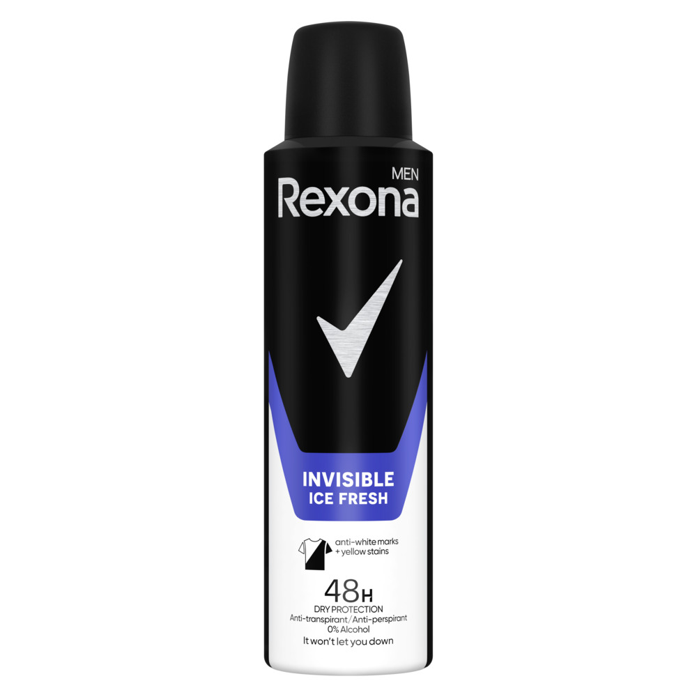 Rexona Men Invisible Ice Fresh antyperspirant w sprayu 150 ml