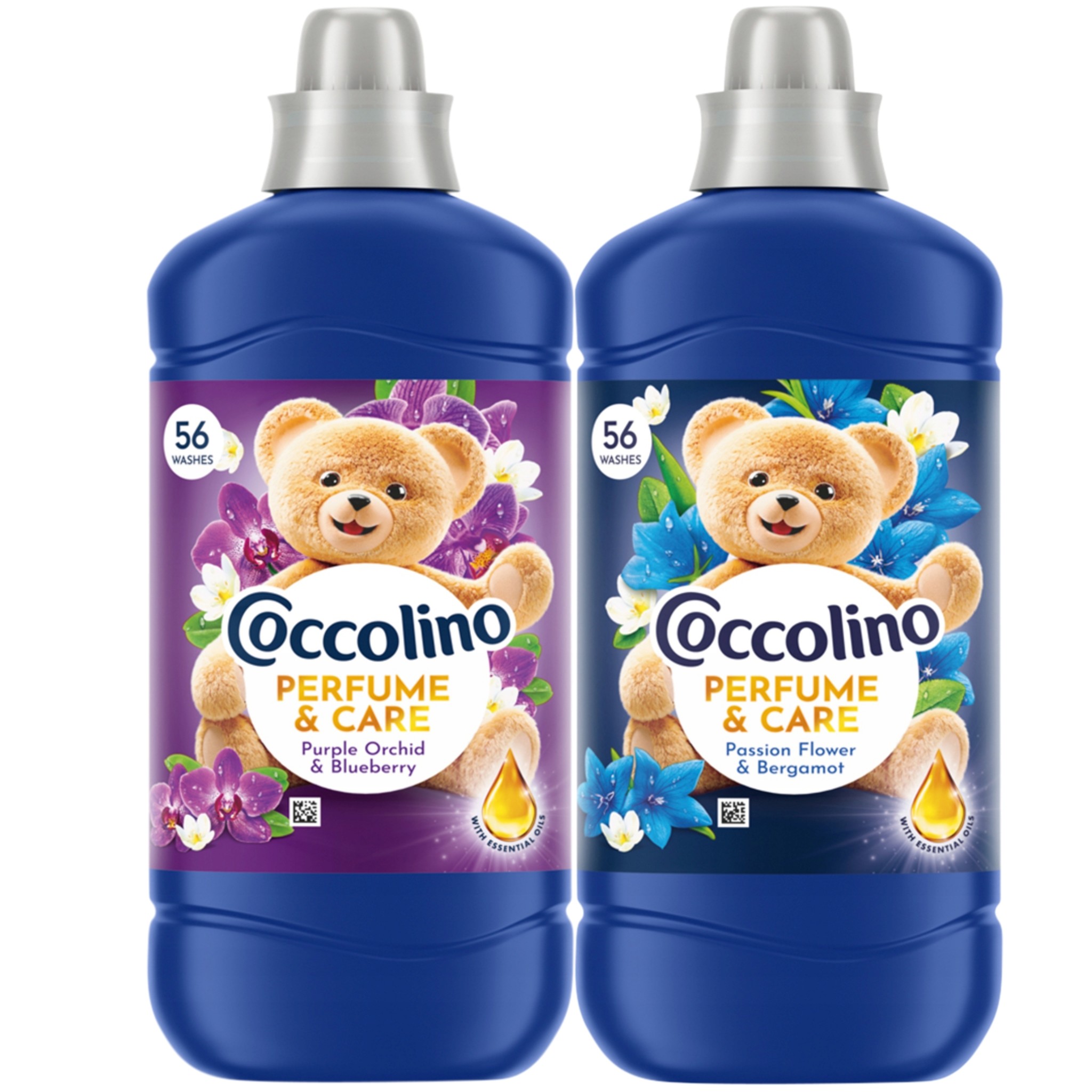 Coccolino Perfume & Care Purple Orchid & Blueberry 1288ml + 929908 Coccolino Perfume & Care Passion Flower & Bergamot 1288ml